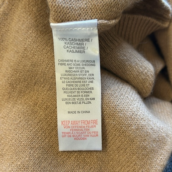 CRUSH Cashmere TALLIN HOODIE Tan Cropped Sweater Jumper Sz 0 XS - Picture 8 of 11